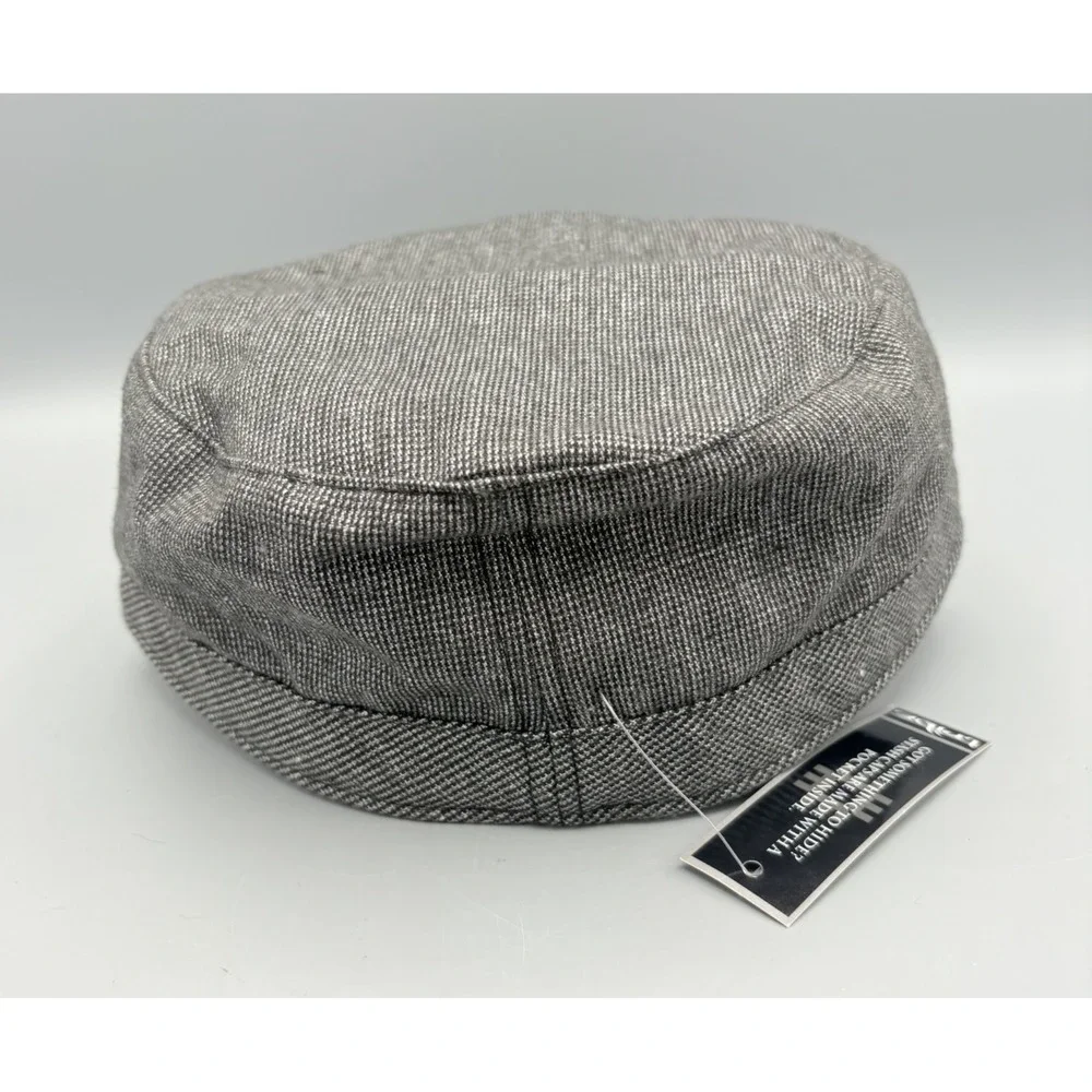Tribe Headgear Stash Cap Fitted Men's‎ M Gray Hat Military Style NWT